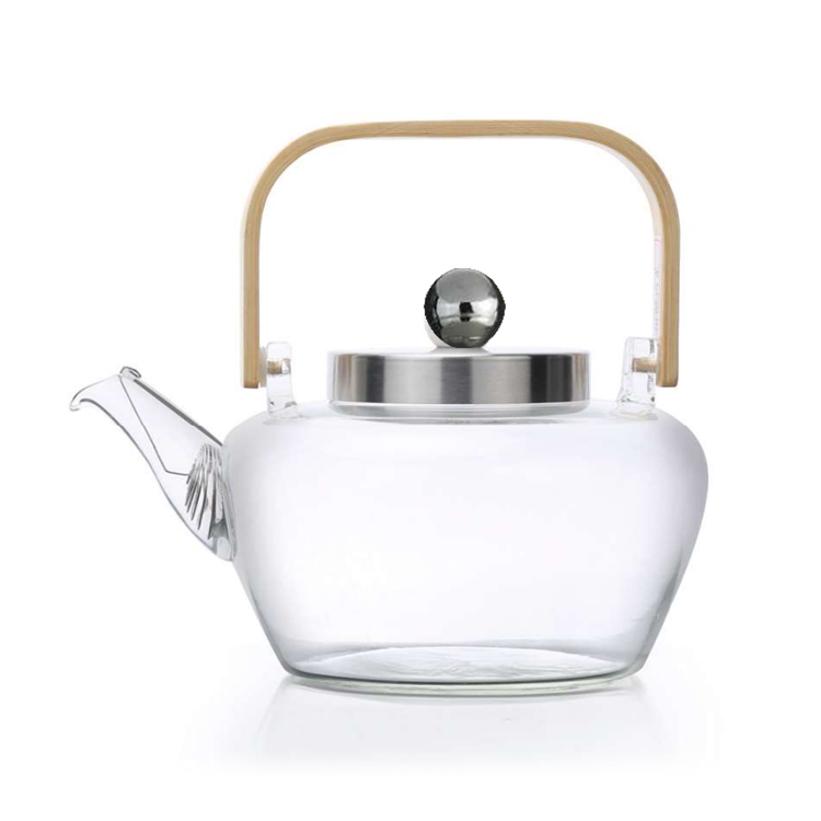 Heat resistant glass teapot, high-qualit
