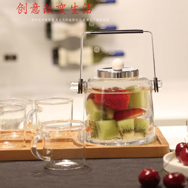 Glass Teapot European Creative Teapot wi
