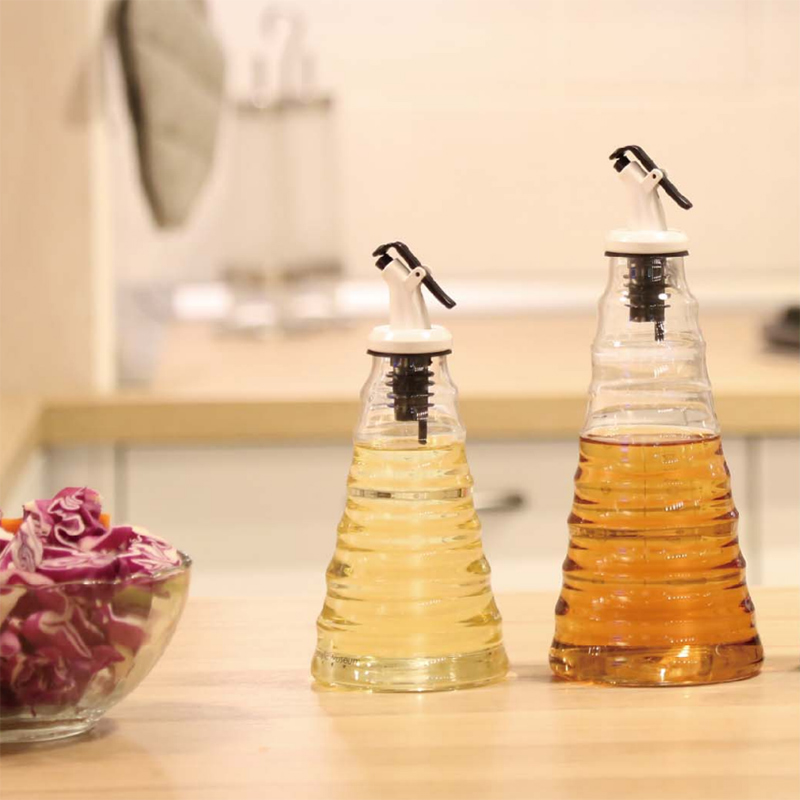 Glass oil bottle high borosilicate heat-resistant glass seasoning bottle oil bottle soy sauce bottle